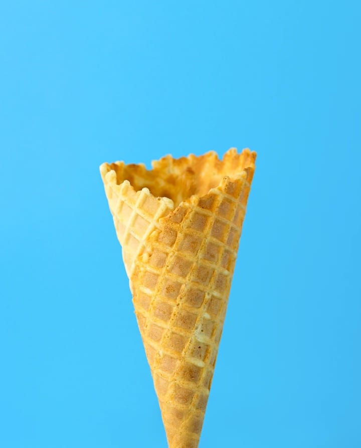 An ice cream cone.